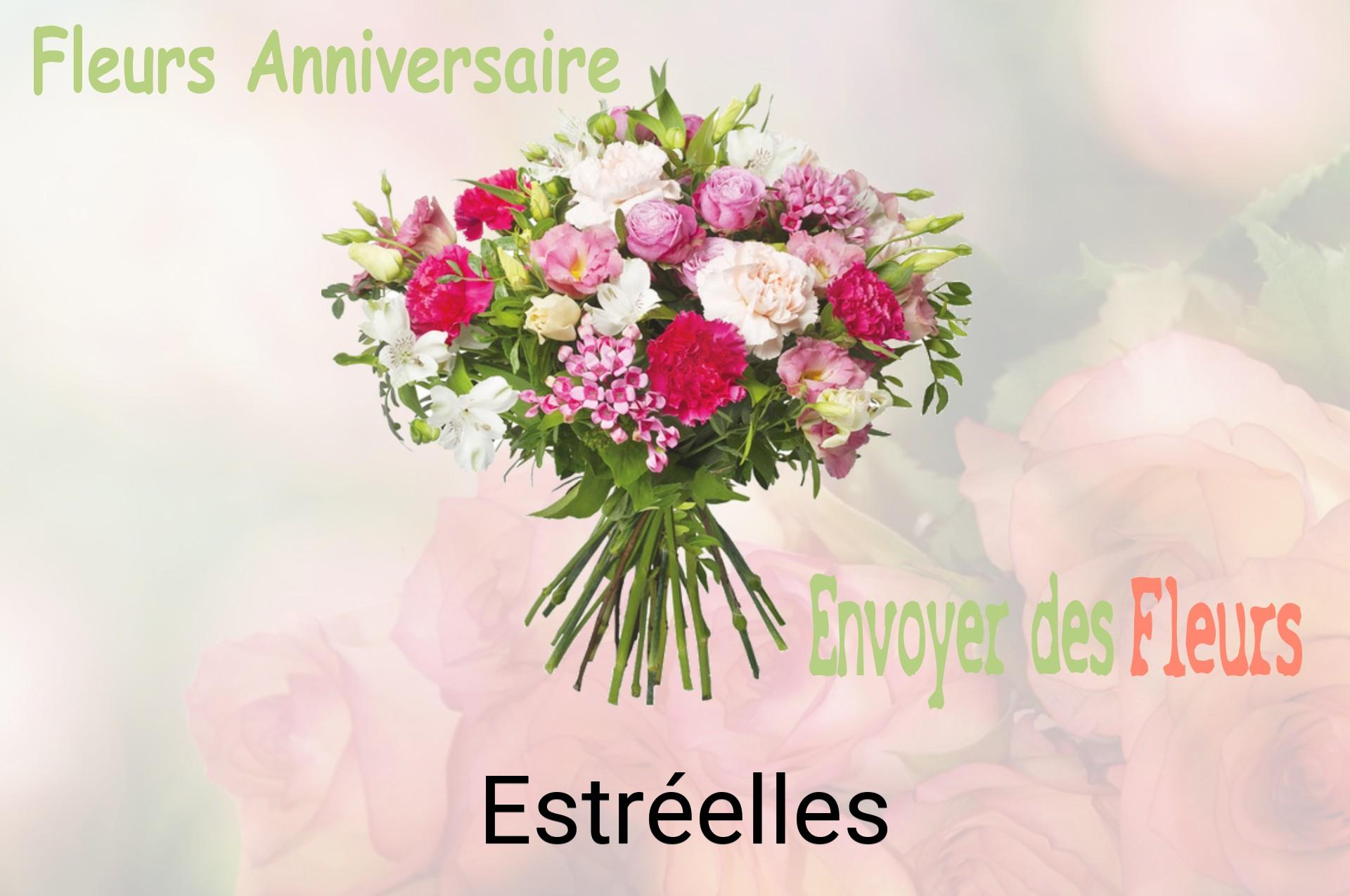 Bouquet de fleurs d’anniversaire livré à Estréelles